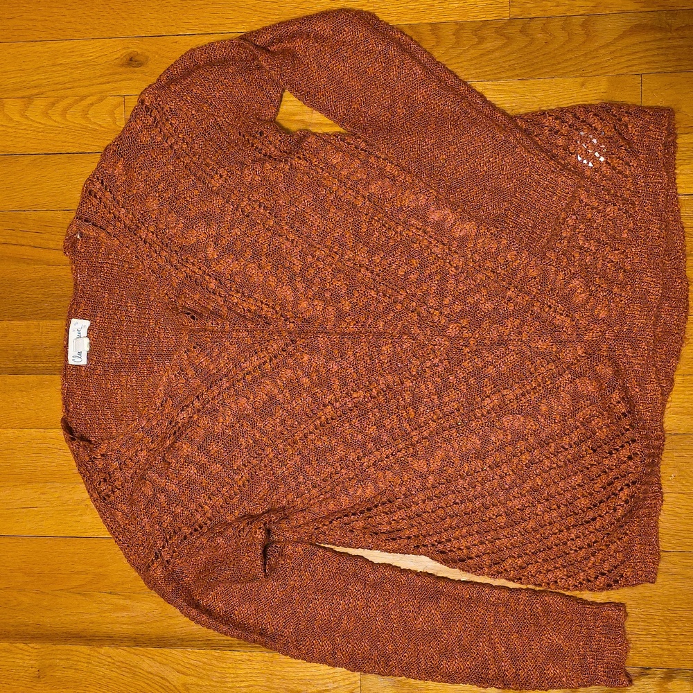 Cloud Chaser Women's Salmon Pink Knit Sweater